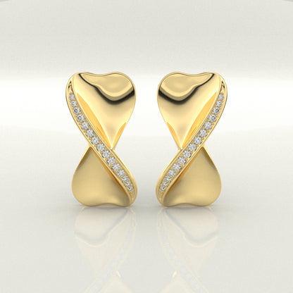 Vega Moissanite Diamond 925 Silver Earring
