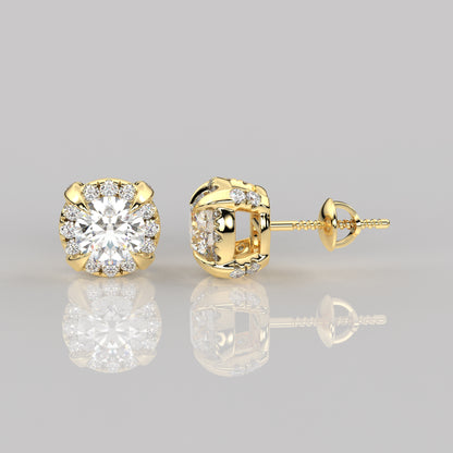 Highspark Moissanite Diamond 925 Silver Earring