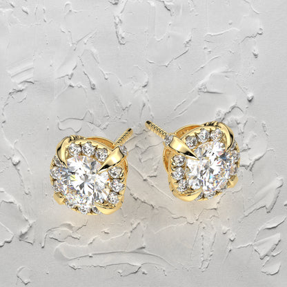 Highspark Moissanite Diamond 925 Silver Earring