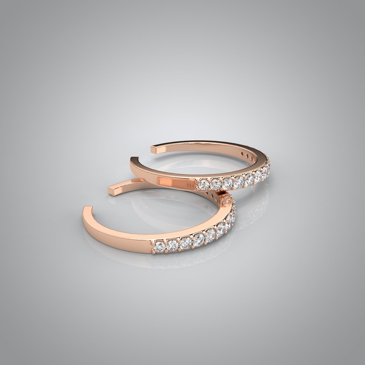 Parnika Rose gold Adjustable 925 Silver Toe Ring