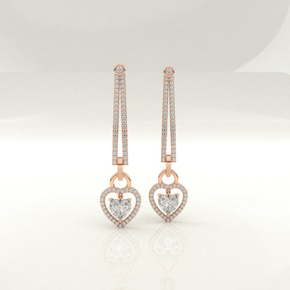 Nayely Moissanite Diamond 925 Silver Earing