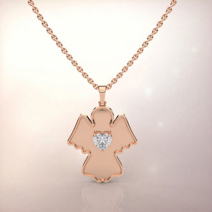 Guardian Angel 925 Silver Necklace