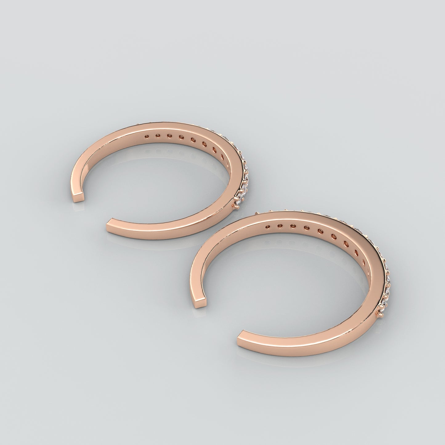 Parnika Rose gold Adjustable 925 Silver Toe Ring