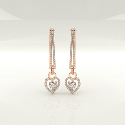 Nayely Moissanite Diamond 925 Silver Earing