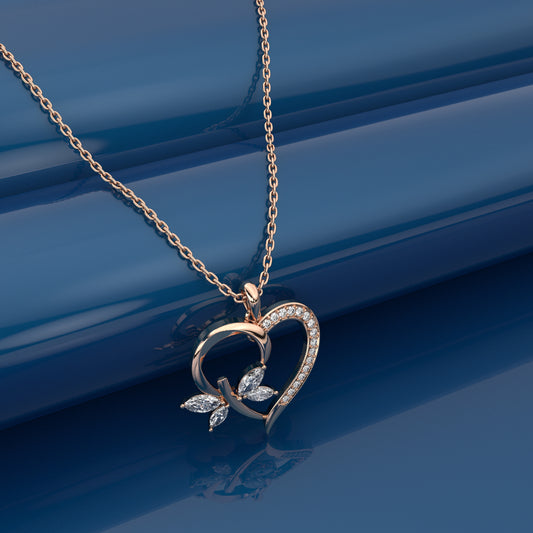 Butterfly Moissanite Diamond 925 Silver Necklace