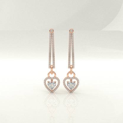 Nayely Moissanite Diamond 925 Silver Earing