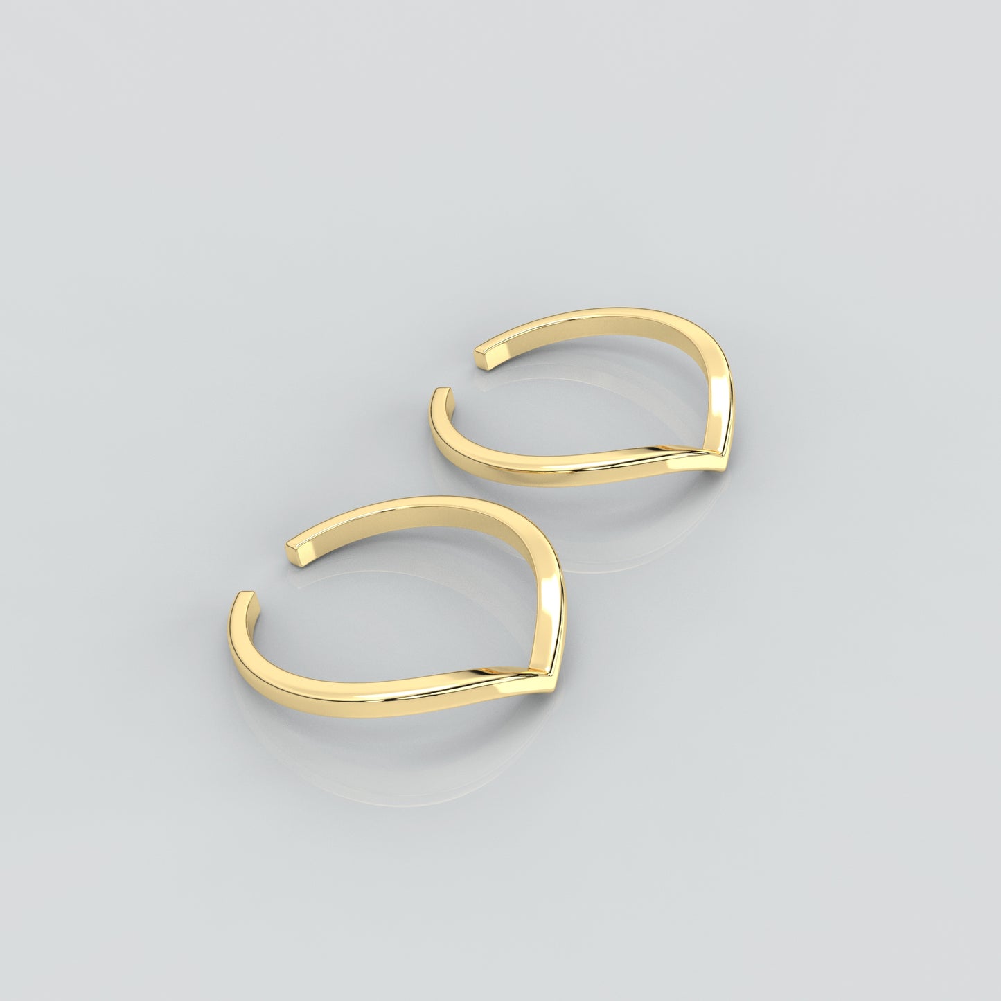 Velvet Yellow gold Adjustable 925 Silver Toe Ring