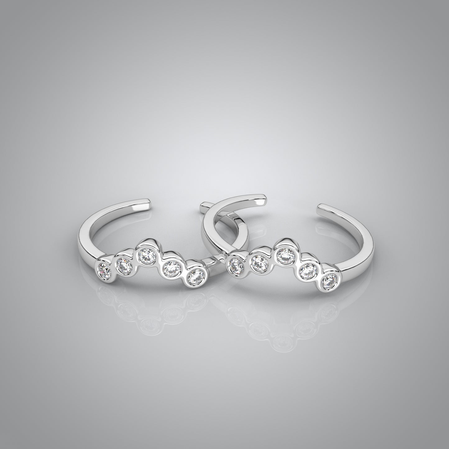 Flawless Adjustable 925 Silver Toe Ring