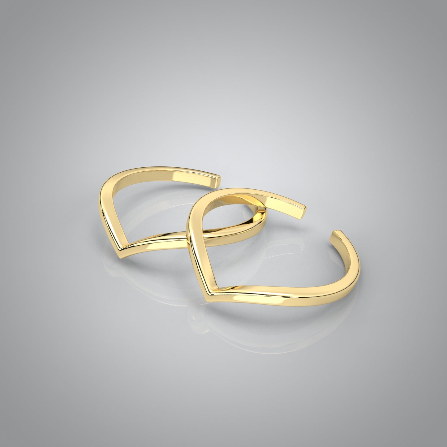 Velvet Yellow gold Adjustable 925 Silver Toe Ring