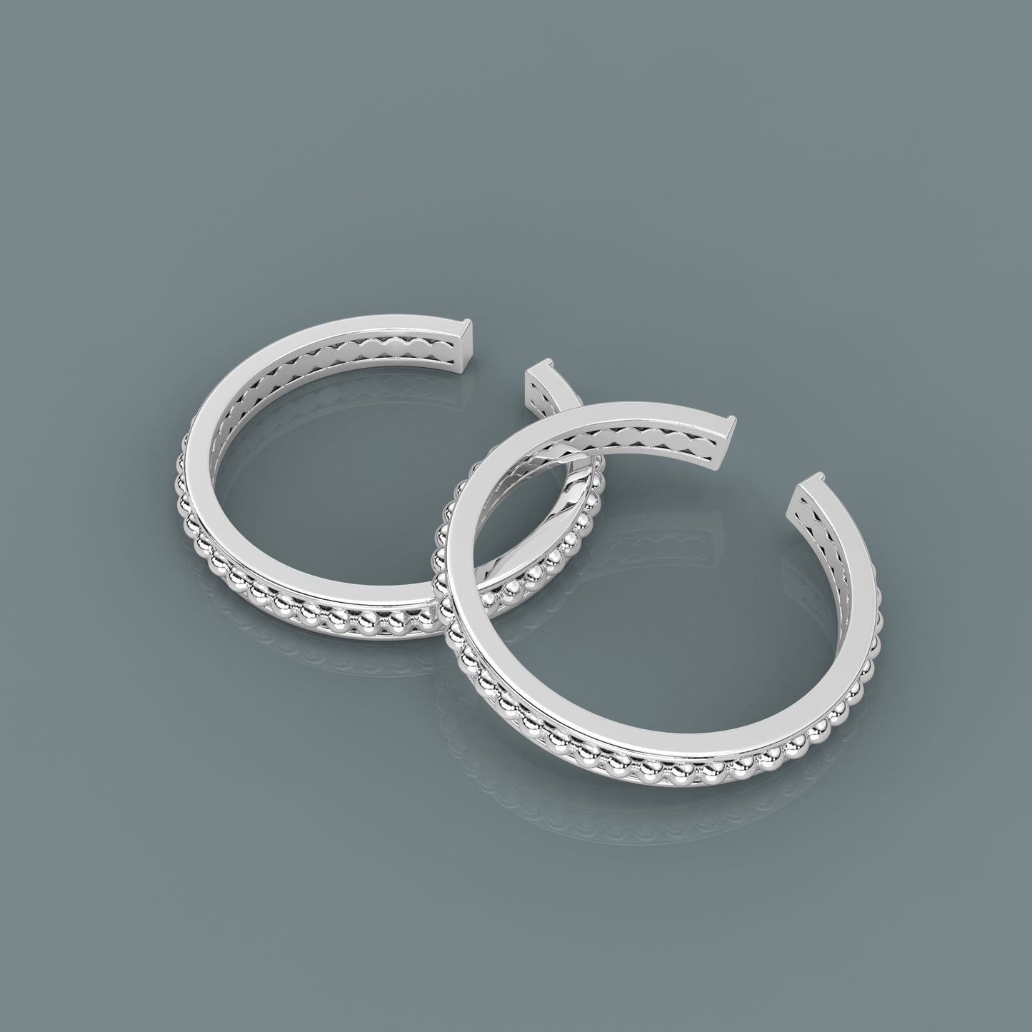 Double row Adjustable 925 Silver Toe Ring