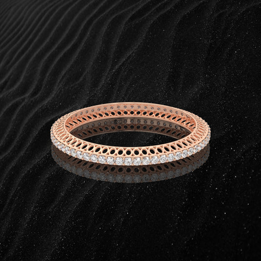 Rose gold Feshikha Bangle 925 Sterling Silver