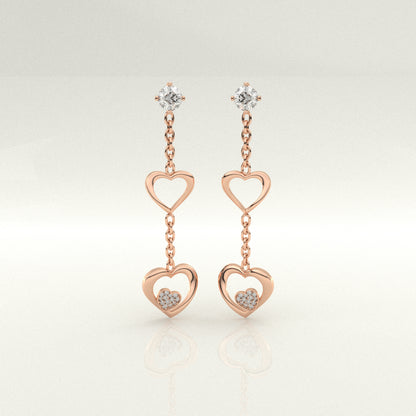 Moor Moissanite Diamond 925 Silver Earring