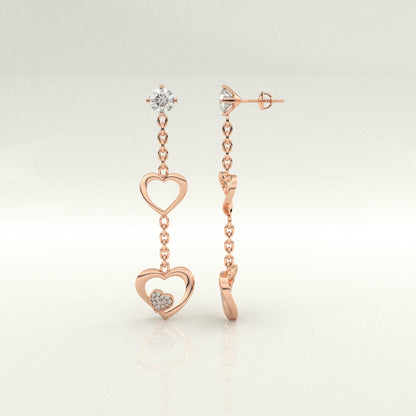 Moor Moissanite Diamond 925 Silver Earring
