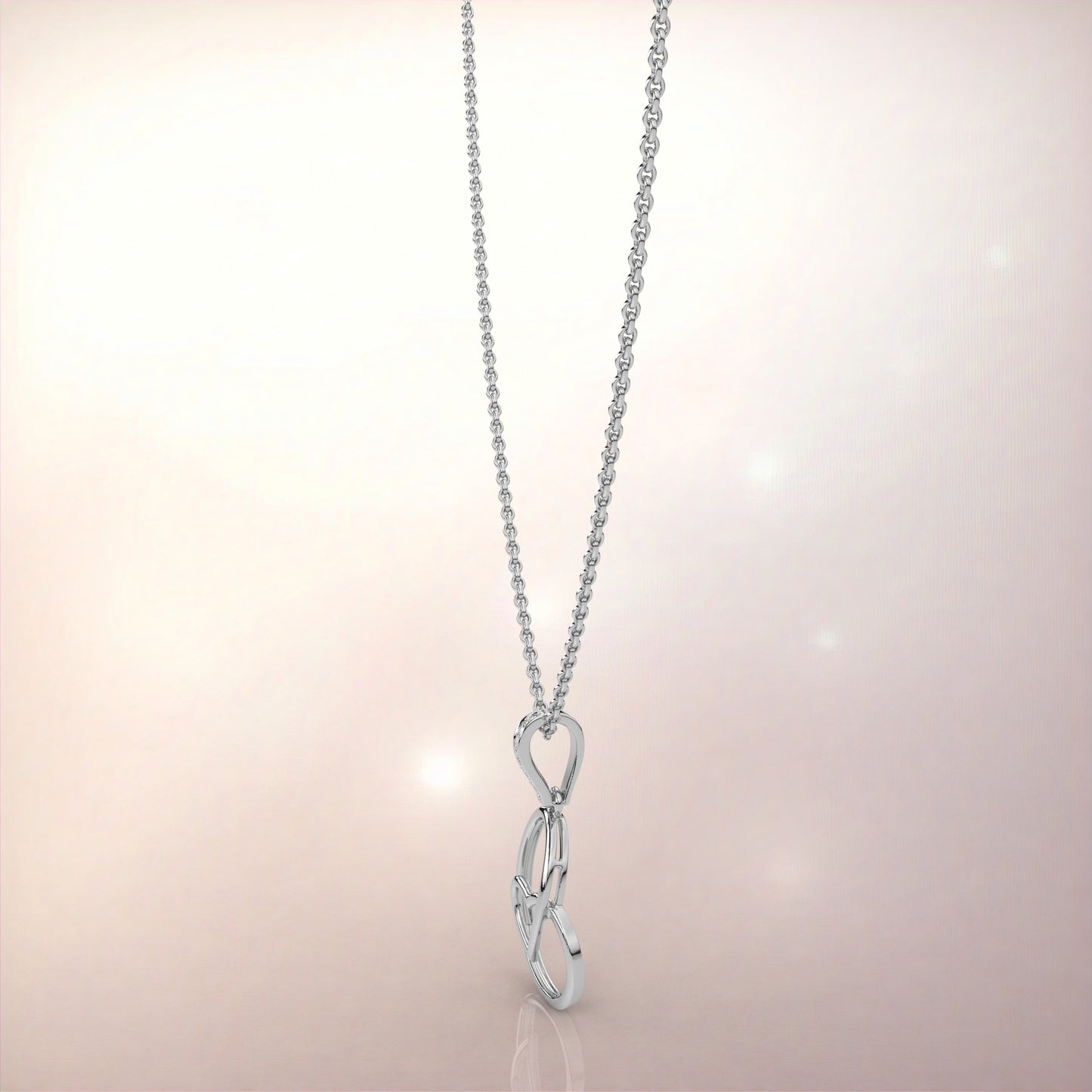 Moissanite Diamond 925 Silver Necklace