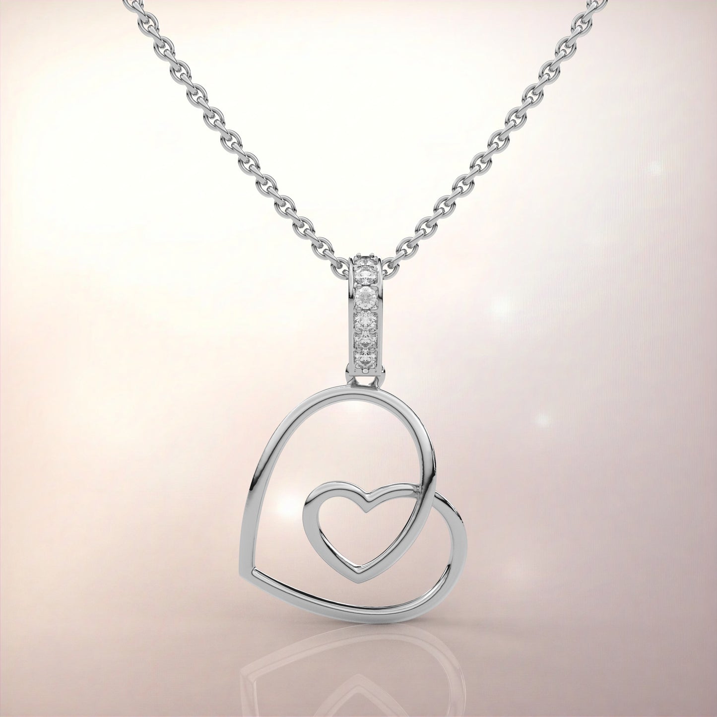 Moissanite Diamond 925 Silver Necklace