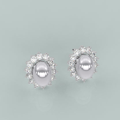 Isaac Moissanite Diamond 925 Silver Earring