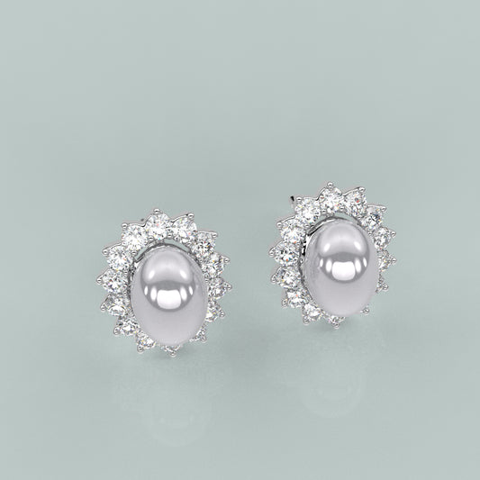Isaac Moissanite Diamond 925 Silver Earring