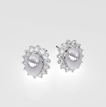 Isaac Moissanite Diamond 925 Silver Earring