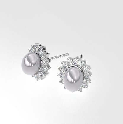 Isaac Moissanite Diamond 925 Silver Earring