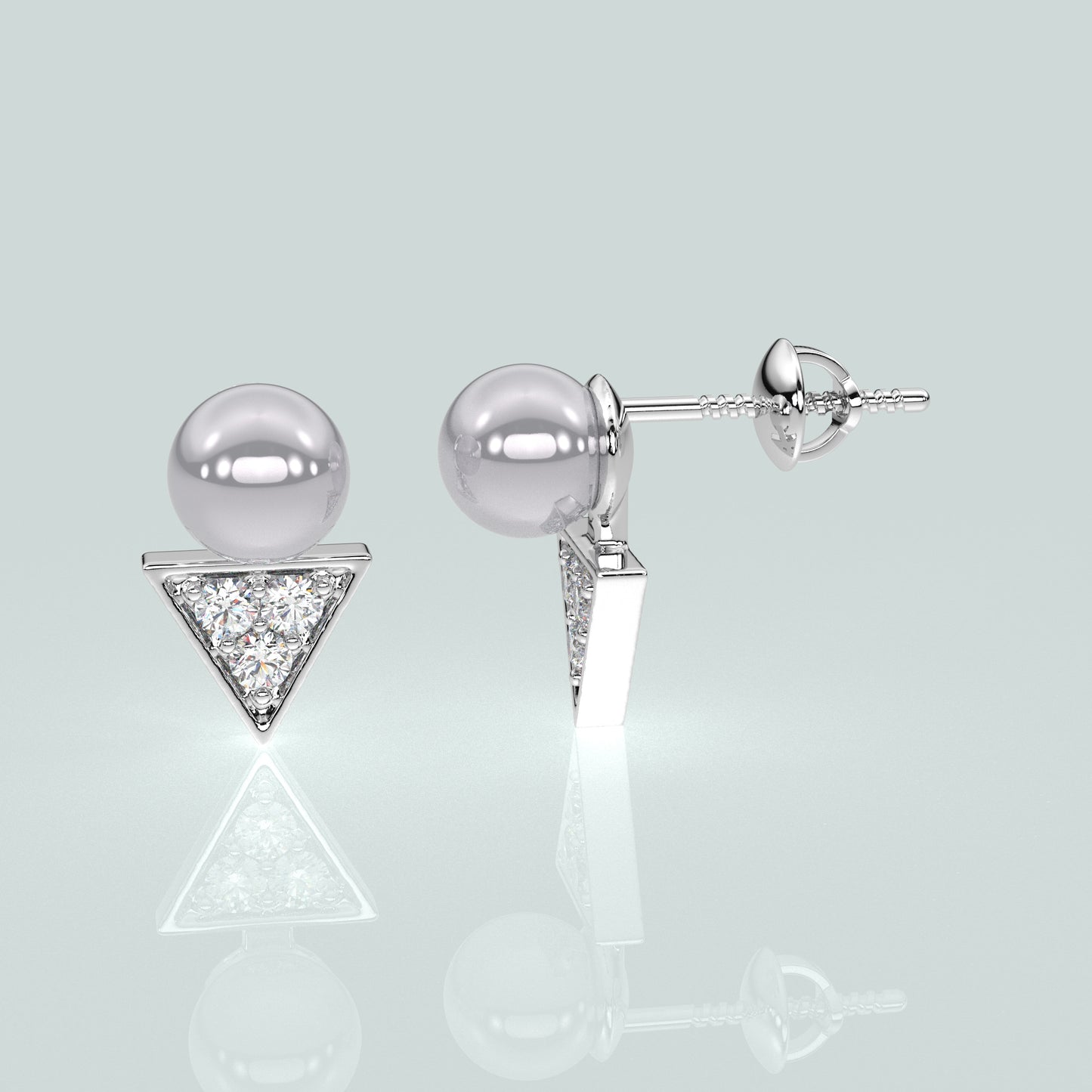 Moneekar 925 Silver Earring