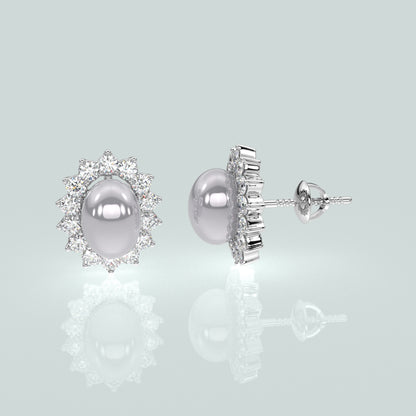 Isaac Moissanite Diamond 925 Silver Earring