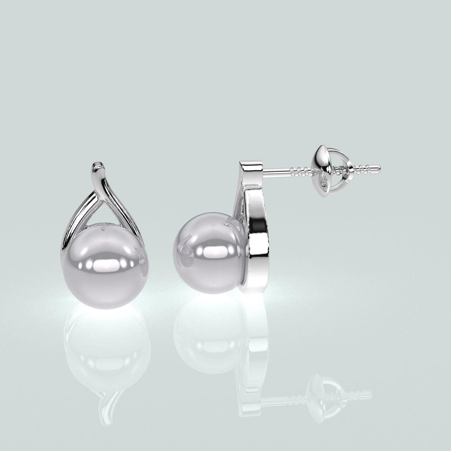 Sheel Pearl 925 Silver Earring