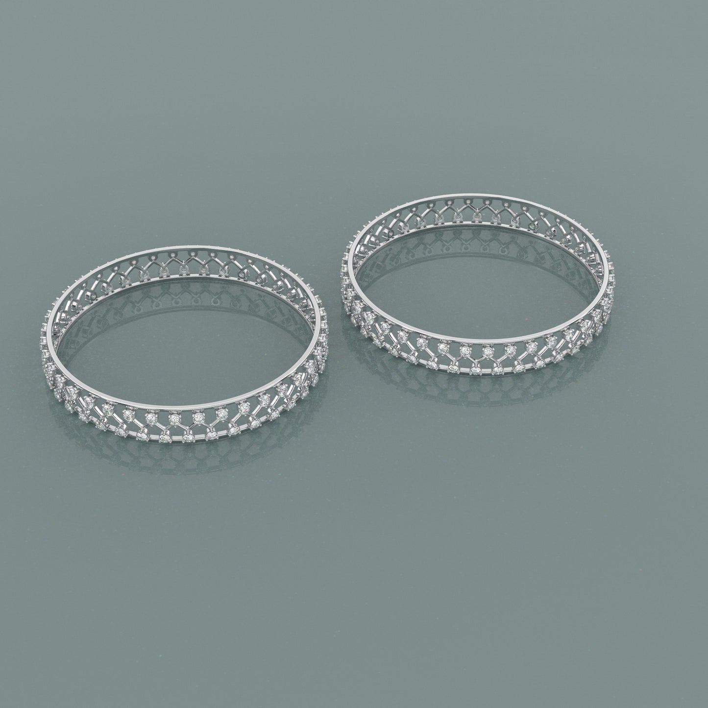 Plaza Bangle 925 Sterling Silver