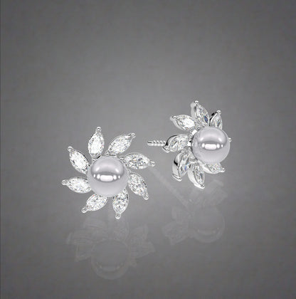 Jargis Moissanite Diamond 925 Silver Earring