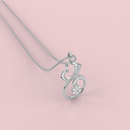 Chic Moissanite Diamond 925 Silver Necklace