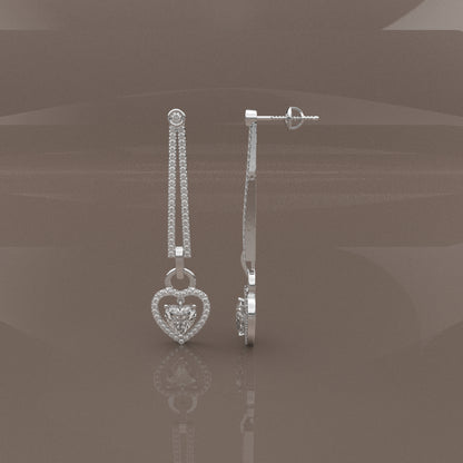 Nayely Moissanite Diamond 925 Silver Earing