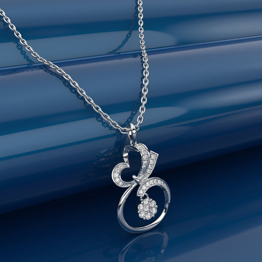 Chic Moissanite Diamond 925 Silver Necklace
