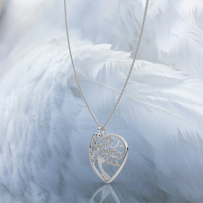 Athena Moissanite Diamond 925 Silver Necklace