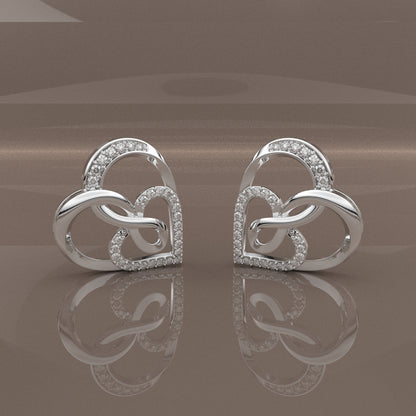  Sheer Moissanite Diamond 925 Silver Earring