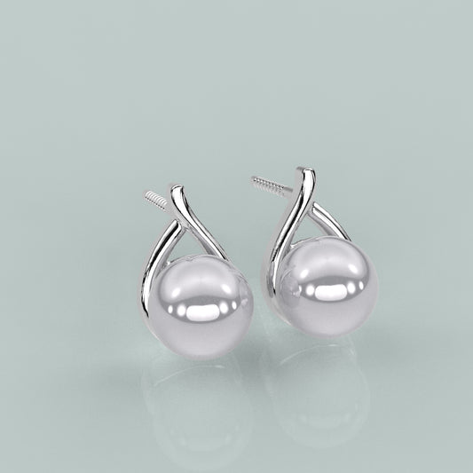 Sheel Pearl 925 Silver Earring