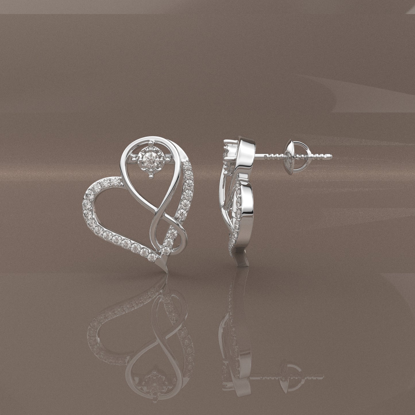 Zuri Moissanite Diamond 925 Silver Earring