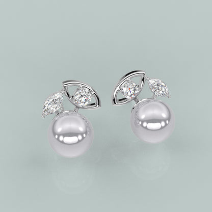 Classy Moissanite Diamond 925 Silver Earring