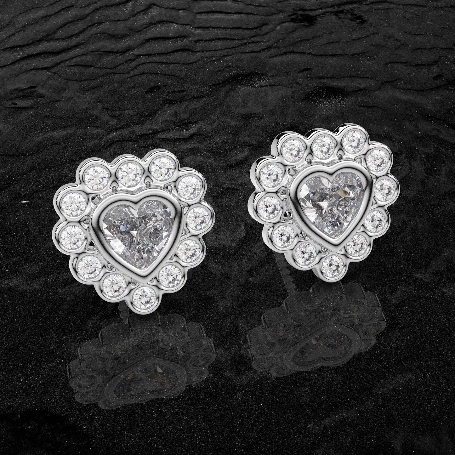 Dainty Heart 925 Silver Earring