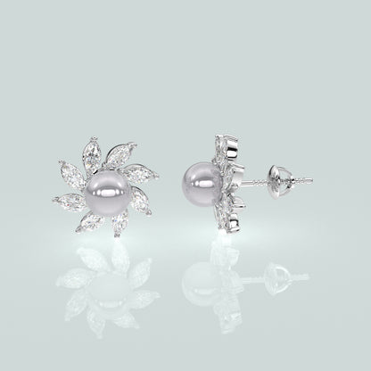 Jargis Moissanite Diamond 925 Silver Earring