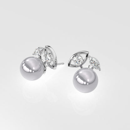Classy Moissanite Diamond 925 Silver Earring