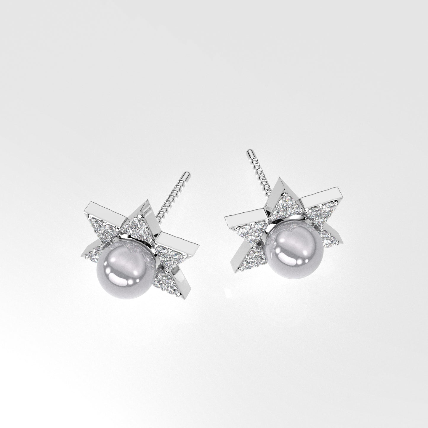 Akoya Pearl 925 Silver Earring