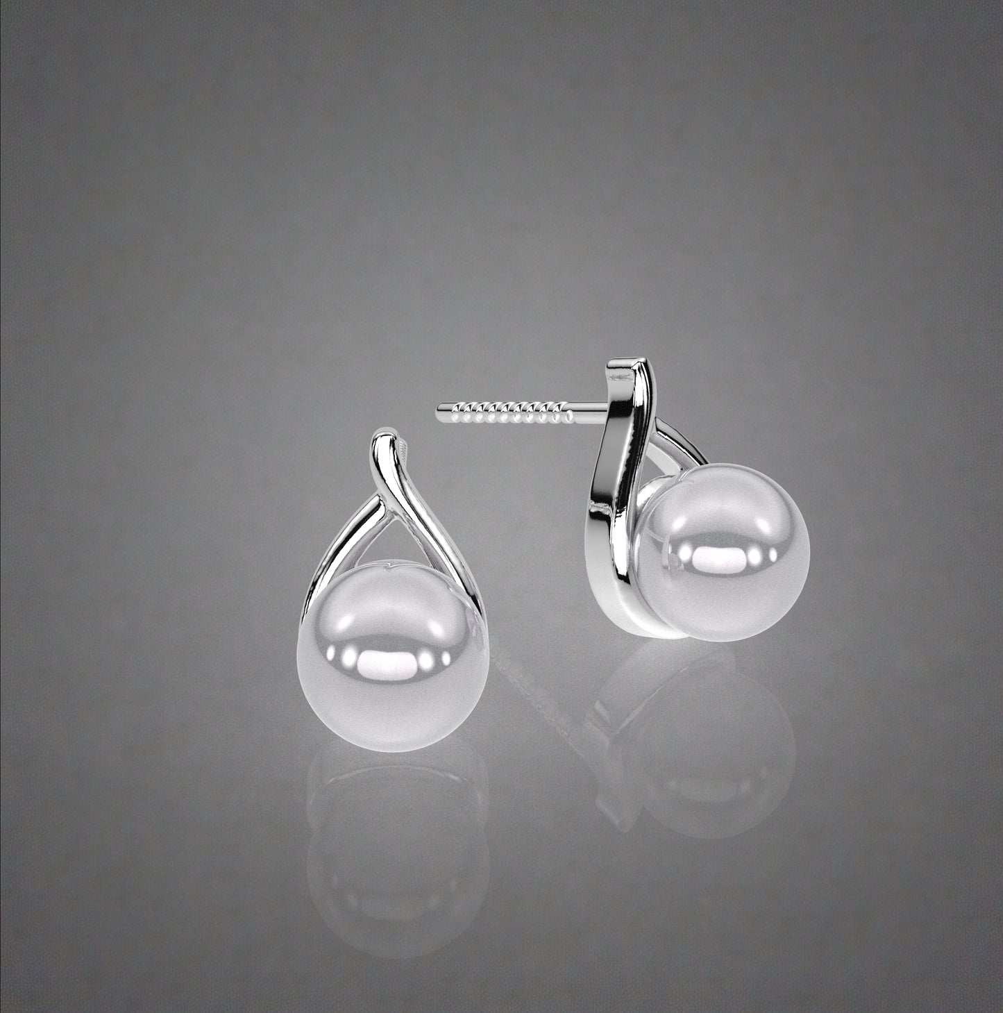 Sheel Pearl 925 Silver Earring