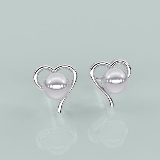 Love Heart 925 Silver Earring