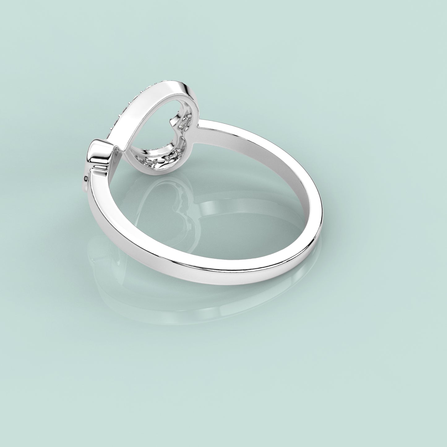 heart  Love 925 Silver Ring