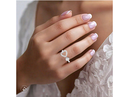 heart  Love 925 Silver Ring