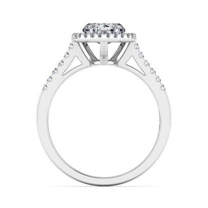 Celestial Halo Engagement Ring