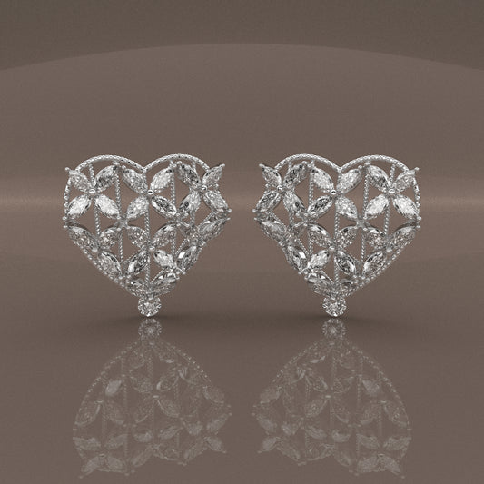 Julen Moissanite Diamond 925 Silver Earring