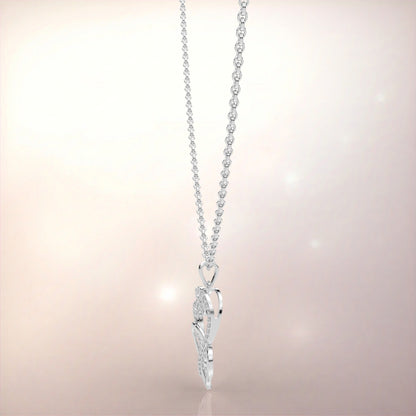 Moissanite Diamond 925 Silver Necklace