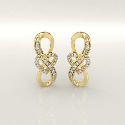 Kinabuhi Moissanite Diamond 925 Silver Earring