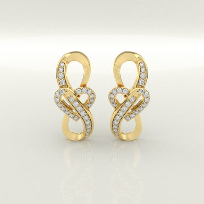 Kinabuhi Moissanite Diamond 925 Silver Earring