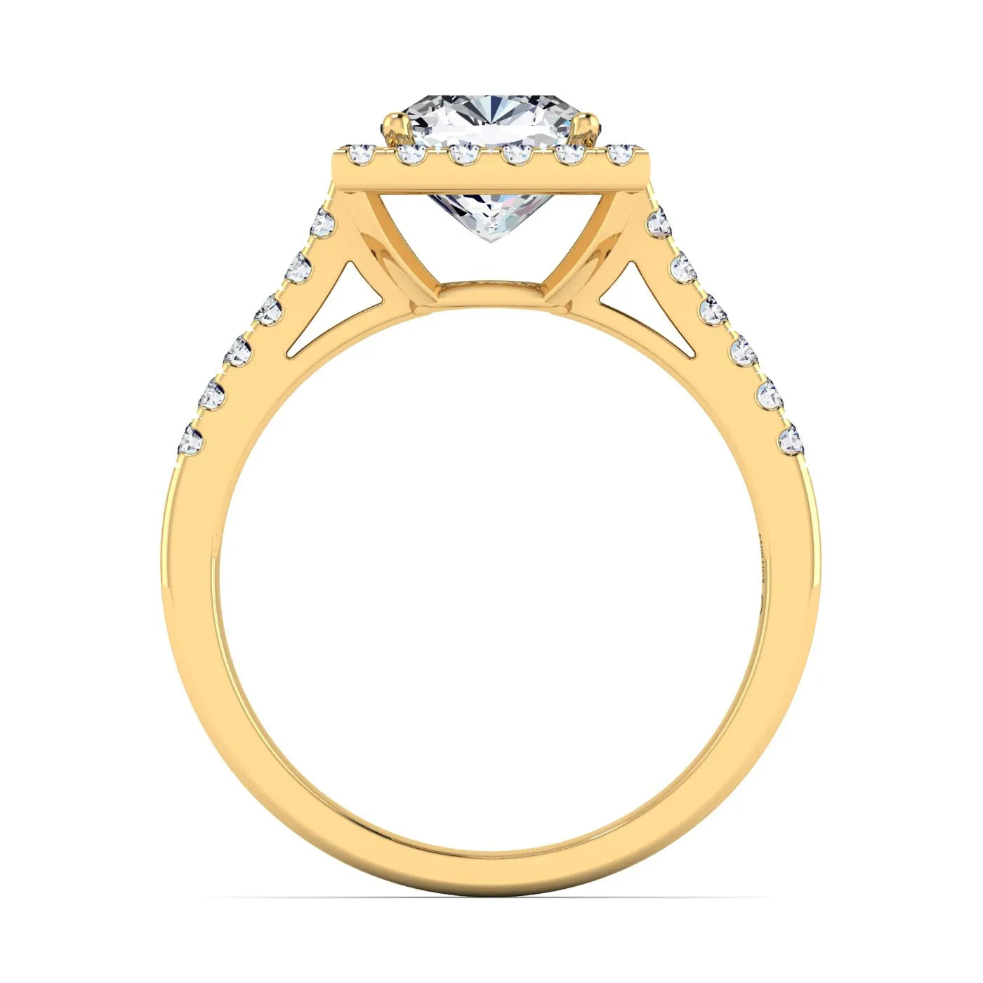 Celestial Halo Engagement Ring